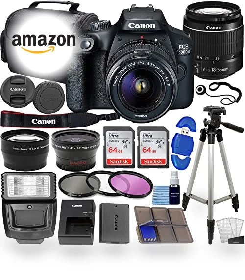 DSLR Camera with Lens Kit — Lens Bundles, Canon