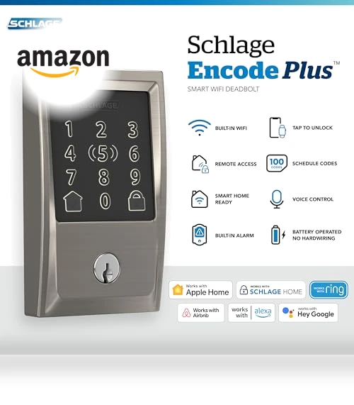 Encode Plus WiFi Deadbolt Smart Lock — Deadbolts, SCHLAGE