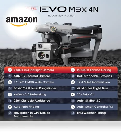 EVO MAX 4N Drone — Drones & UAV Technology, Autel
