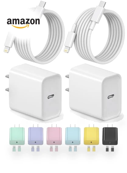 Fast Charging USB C Charger Block with 6FT Cable — Chargers, Novobit