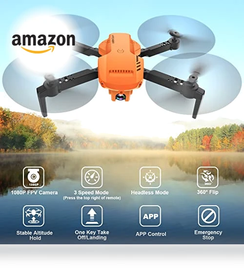 FPV Foldable Drone with 1080P HD Camera — Drones, RADCLO