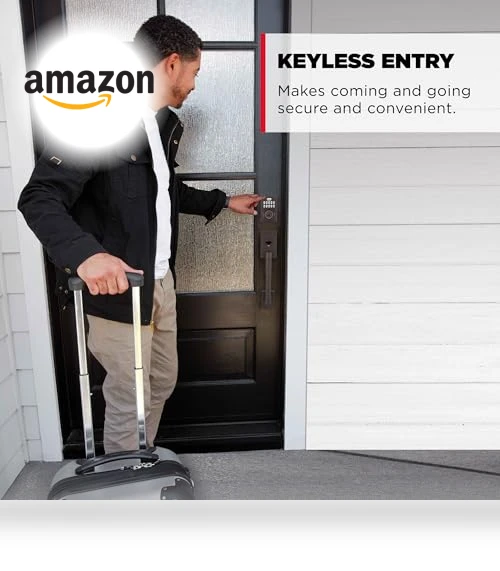 HomeConnect 620 Z-Wave Long Range Enabled Keypad Smart Lock — Keyless Entry, Kwikset