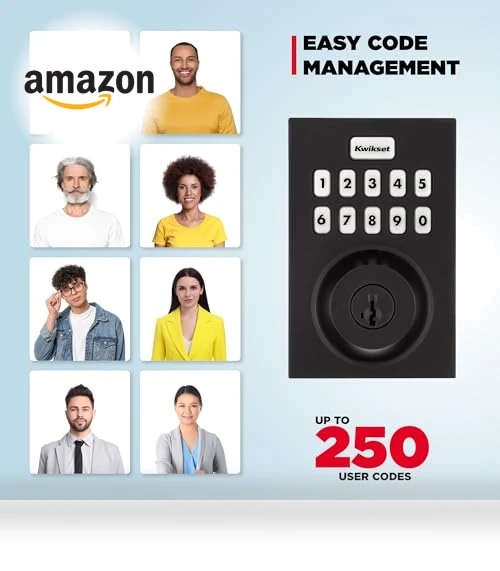 HomeConnect 620 Z-Wave Long Range Enabled Keypad Smart Lock — Keyless Entry, Kwikset