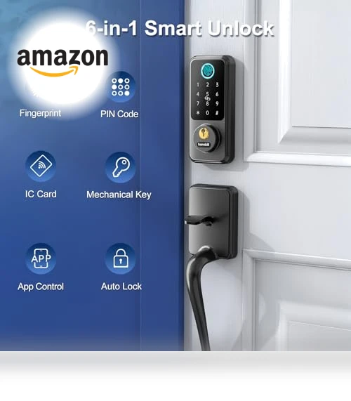 Keyless Entry Smart Lock Set — Deadbolts, hornbill