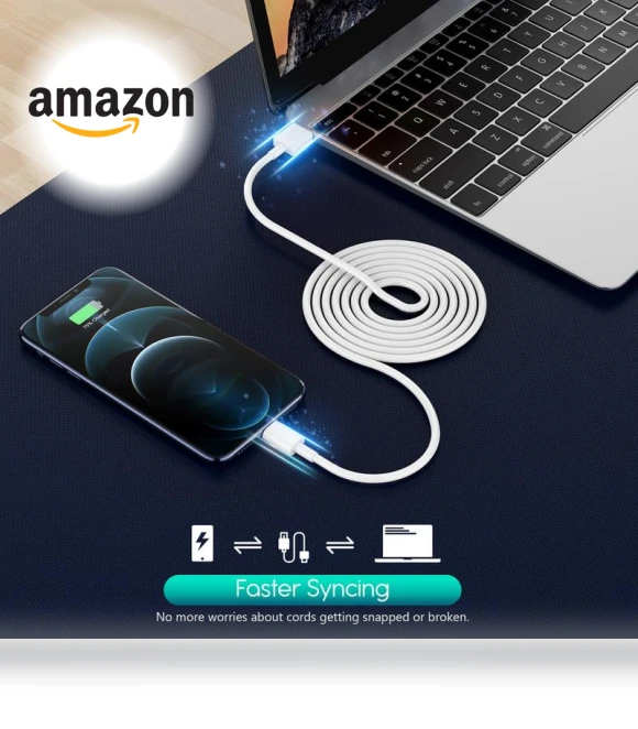 Long Lightning Cable with Wall Charger — Cables, Shenzhen Jiaxingyuan Technology Co., Ltd.