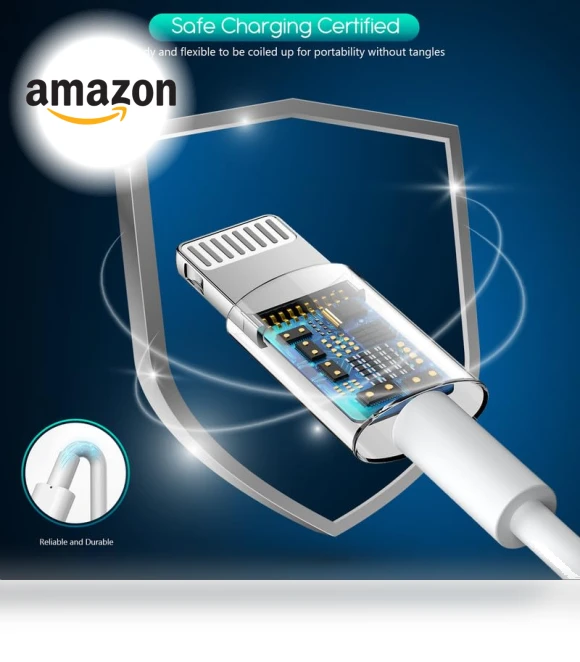 Long Lightning Cable with Wall Charger — Cables, Shenzhen Jiaxingyuan Technology Co., Ltd.