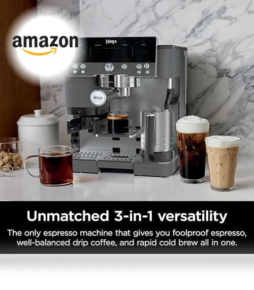 Luxe Cafe Premier Series Espresso Machine — Coffee & Espresso Combos, Ninja