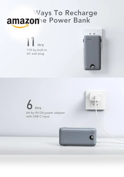 Portable Charger Power Bank 20000mAh — Chargers, VRURC