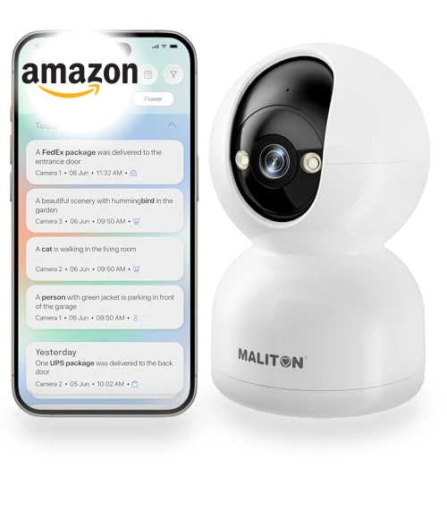 Security Camera Indoor 2K — Baby Monitors, Maliton