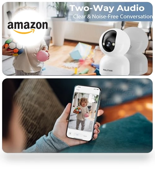 Security Camera Indoor 2K — Baby Monitors, Maliton