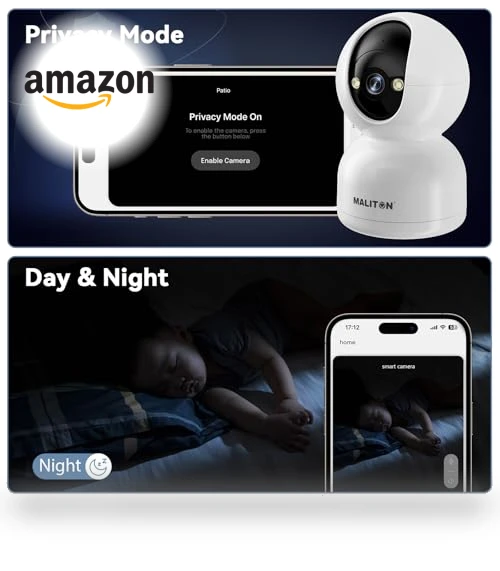 Security Camera Indoor 2K — Baby Monitors, Maliton