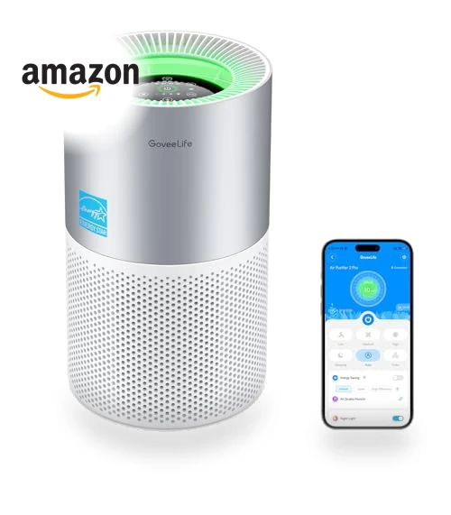 Smart Air Purifier for Homes and Large Rooms — Activated Carbon Air Purifiers, GoveeLife