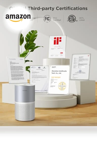 Smart Air Purifier for Homes and Large Rooms — Activated Carbon Air Purifiers, GoveeLife