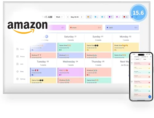 Smart Digital Calendar & Chore Chart — Digital Planners, dxmart