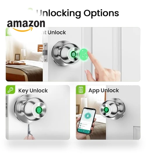 Smart Fingerprint Door Lock — Biometric Security, GHome Smart
