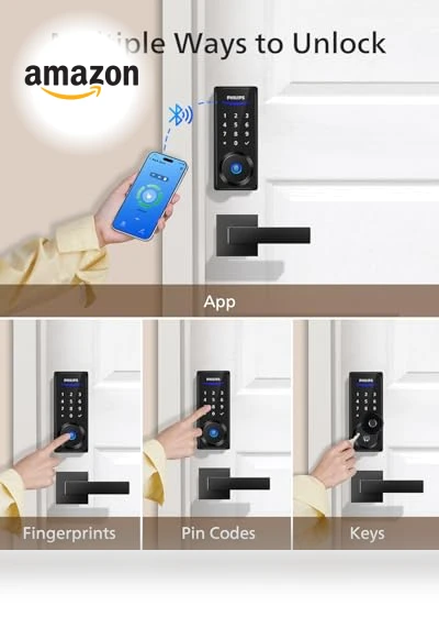 Smart Lock with Handles — Smart Home Security, Philips