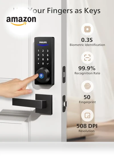Smart Lock with Handles — Smart Home Security, Philips