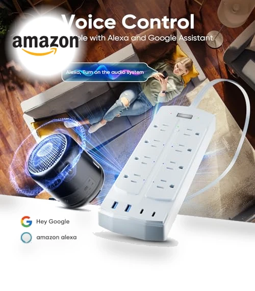 Smart Plug Power Strip — Power Solutions & Surge Protection, Yozisital