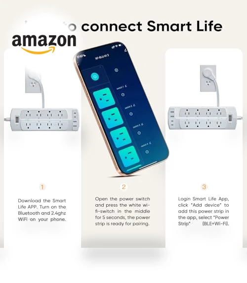 Smart Plug Power Strip — Power Solutions & Surge Protection, Yozisital