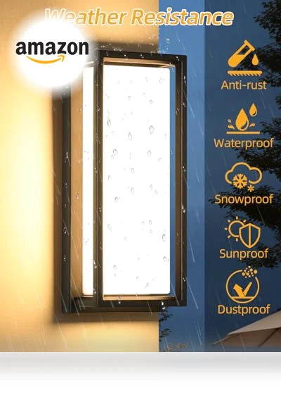Smart Porch Lights Color Changing Exterior Lighting Fixtures — Outdoor Wall Lighting, RAYVO
