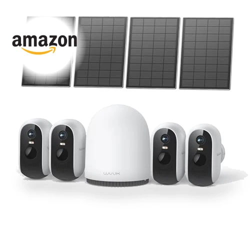 Solar Security Cameras Wireless Outdoor — Smart Home Security, WUUK