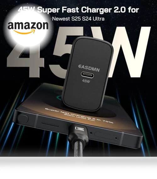 Super Fast Charger Type C 45W — Chargers, EASDMN