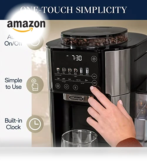 True Brew Drip Coffee Maker — Electric Blade Coffee Grinders, De'Longhi