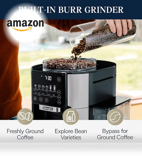 True Brew Drip Coffee Maker — Electric Blade Coffee Grinders, De'Longhi
