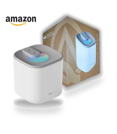 Ultrasonic Air Humidifier with LED Lights — Diffusers, ALQMIA