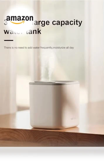 Ultrasonic Air Humidifier with LED Lights — Diffusers, ALQMIA