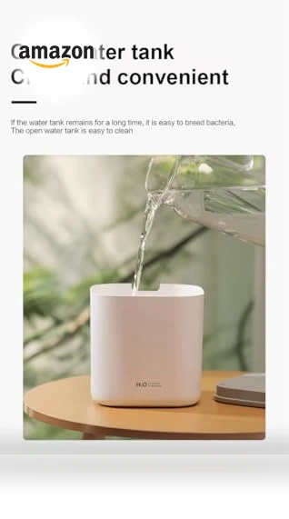 Ultrasonic Air Humidifier with LED Lights — Diffusers, ALQMIA
