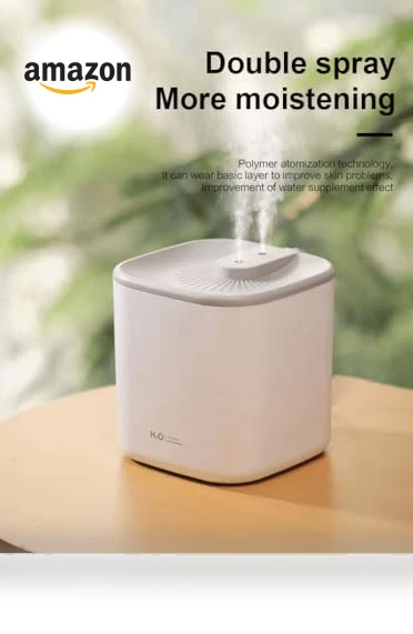 Ultrasonic Air Humidifier with LED Lights — Diffusers, ALQMIA