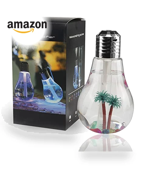 USB Air Humidifier Bulb Lamp — Air Moisturizers, CHUNGHOP