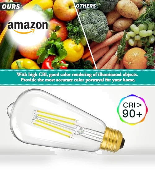Vintage LED Edison Light Bulbs — Incandescent, Brightever