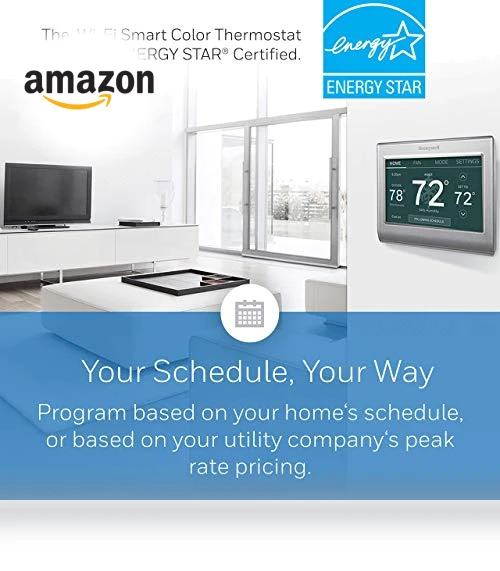 Wi-Fi Smart Color Thermostat — HVAC Controls, Honeywell Home