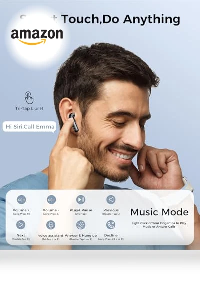Wireless Earbuds with Immersive Surround Sound — In-Ear Headphones, Shenzhen Daximen Import and Export Trading Co., LTD