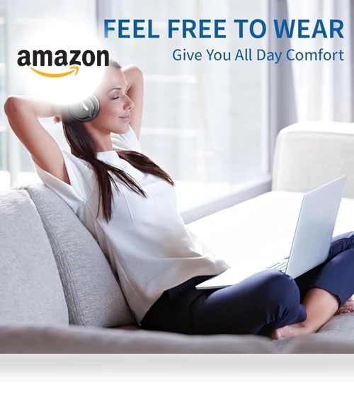 Wireless Headset with AI Noise Cancelling Microphone — Headsets, awatrue