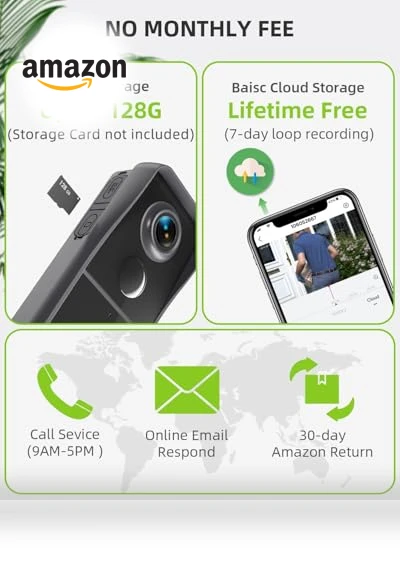 Wireless Video Doorbell Camera with Chime — Smart Home Security, MUBVIEW