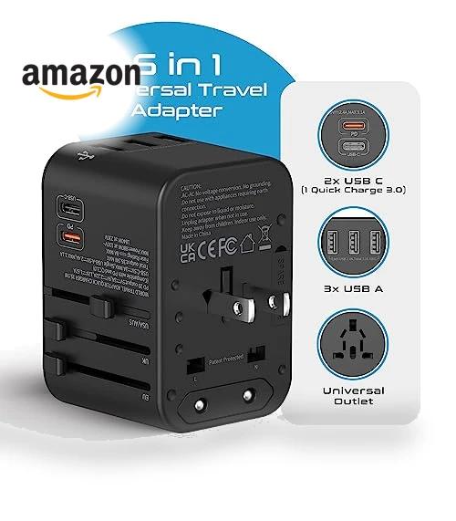 World International Travel Plug Adapter — Power Solutions & Surge Protection, Ceptics