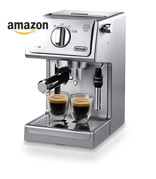 15 Bar Pump Espresso and Cappuccino Machine with Premium Adjustable Frother — Coffee & Espresso Combos, De'Longhi