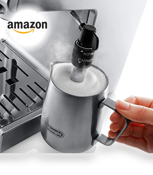 15 Bar Pump Espresso and Cappuccino Machine with Premium Adjustable Frother — Coffee & Espresso Combos, De'Longhi