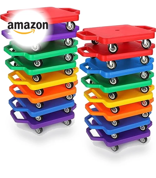 16 Pieces Scooter Boards with Handles — Push Scooters, Deekin