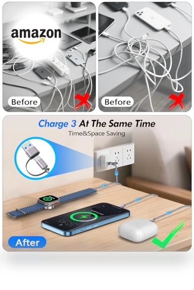 3-in-2 Multi Fast Charging Cable — Chargers & Cables, xiwxi