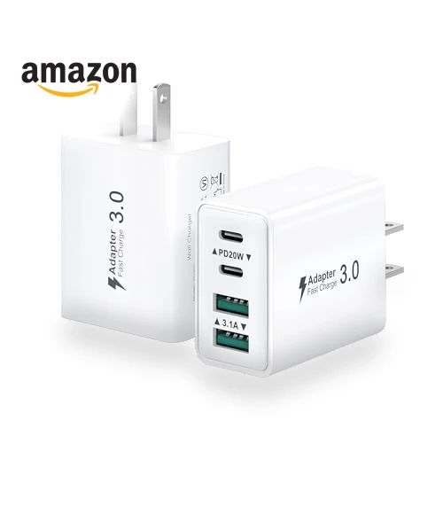 40W 4-Port USB C Wall Charger — Chargers, BECHAGE