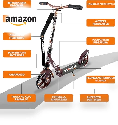 Adjustable Kick Scooter — Push Scooters, Hurtle