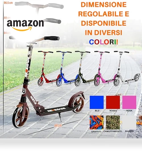Adjustable Kick Scooter — Push Scooters, Hurtle