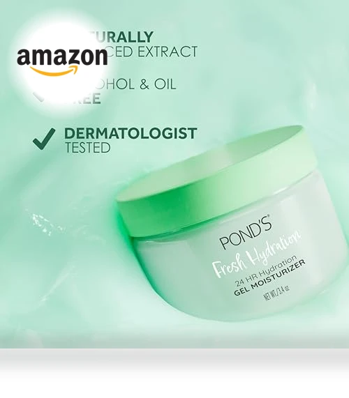 Aloe Extract & Vitamin B3 Gel Face Moisturizer — Facial Hydration, POND'S