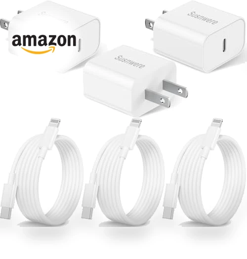 Fast Charging iPhone Charger Set — Chargers, Susnwere