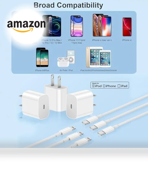 Fast Charging iPhone Charger Set — Chargers, Susnwere