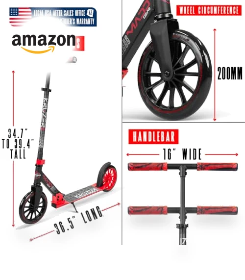 Folding Kick Scooter — Push Scooters, Madd Gear